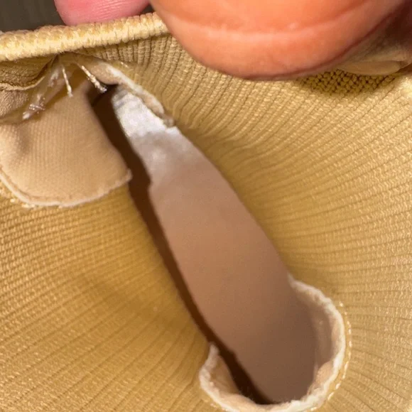 Women's Cream Ankle Boots - Picture 5 of 5